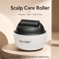 Scalp Care Touch Roller 1200 Touch Points Beauty Tool with Protective Cover for Home Hair Cosmetic Use