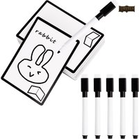 50PCS Reusable Dry Erase Cards Compatible with TCG,MTG & DND–Sided Blank Token Cards with 5PCS Marker, DIY Card Game Accessories