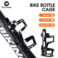 WEST BIKING Ultralight PC Bicycle Water Bottle Cage Durable Scratch Resistant Bike Drink Holder Stable 4 Point Bike Bottle Rack