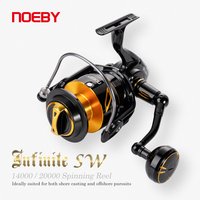 Noeby Infinite Fishing Reel 14000 20000 Series Stainless Gear Spinning Reel Sealed Waterproof Heavy Duty Sea Fishing Reels