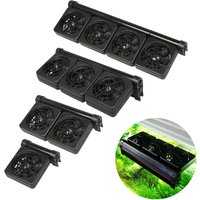 1/2/3/4 Aquarium Fans Chillers Water Temperature Control Fish Tank Cooling Fan System for Salt Fresh Water Marine Tank Pond