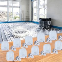 RKHK 230V Normally Closed NC M30*1.5mm Electric Thermal Actuator for Underfloor Heating TRV Thermostatic Radiator Valve