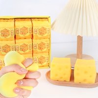 Hot New Needoh Squishy Square Cheese Squeeze Toys Slow Rebound Stress Relief Sensory Toy Soft Butter Cheese Party Toy 2026