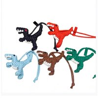 New Handcrafted Knitted Dinosaur Bag Charm Luxury Leather Car Decorative Hanging Accessory Cute Bag Jewelry Hanging Rope
