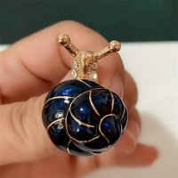 Fashion Snail Conch Enamel Pin Simple Ocean Animal Brooch