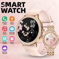 2026 Hot Sale Smartwatch Voice Assistant Bluetooth Music Control Wireless Call Sports Pedometer for IOS/Android Men Women HW12