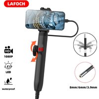 3.9mm/6.2mm/8.5mm 360° Articulating Borescope Endoscope Camera with Light, Endoscope with Android/iOS Phone image 4