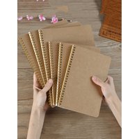A5 Coil Notebook Lined Dots Blank Grid Paper Journal Book For School Office Supplies Stationery