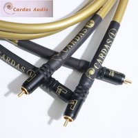 CARDAS rca jack cable High Quality OFC pure copper plated silver 2RCA to2 RCA HiFi Audio Line Wire with WBT-0144 RCA Plug