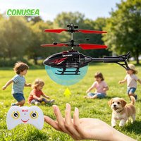 Mini Rc Helicopter Plane 2.4G Remote Control Aircraft Fall-Proof Induction Airplane Model Children Birthday Gifts boys girls