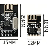 1-5pcs NRF24L01 2.4GHz 2Mbit/s 2.4G mini Wireless Data Transmission RF Transceiver Module Board 1.9-3.6V For Arduino DIY