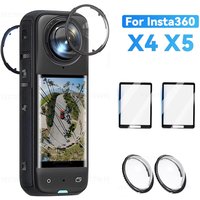 For Insta360 X4 X5 Lens Guard Cap Lens Protector Rotating Anti-Scratch Protective Kit 360°Video Camera Guard Accessores