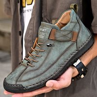 Männer Leder Casual Schuhe Handgemachte Atmungsaktive Herren Loafer Mode Männer Turnschuhe Mokassins Luxus Marke Boot Schuhe Plus Größe 38-48