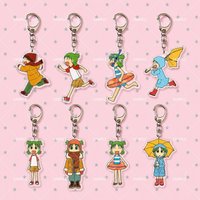 Yotsuba Koiwai Anime Keychain Kawaii Acrylic Key Chain Bag Pendant Display Ornament Cute Accessories Collection Friend Gift