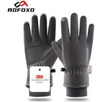 AliExpress nofoxo NOFOXO Thermal Warm Gloves Skiing Cycling Touch Screen Waterproof Windproof Running Motorcycle Full Finger Outdoor Sports