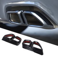 Pour BMW Série 5 Série 6 GT G30 G38 2018-2023, Cache de tuyau d'échappement arrière décoratif pour silencieux
