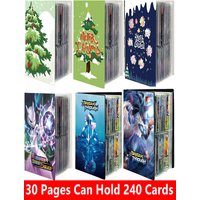 Christmas 240pcs Album Charizard Cards Album Book Cartoon Anime New 240PCS Game Card Holder Collection Folder Kid Cool Toy