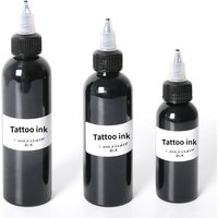 60/90/120ml Black Tattoo Ink Pigment Professional DIY Tattoo Pigment Permanent TattooInk Body Art Tattoo Pigment