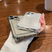 For Xiaomi Redmi Note 14 13 12 11 10 9 Pro Plus 5G Redmi Note 12S 11S 10S Protect Cover Transparent Shockproof Card Slot Case