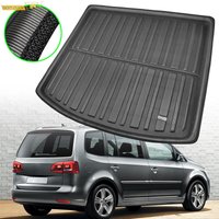 For Volkswagen VW Touran MK1 MK2 2003 - 2015 Cargo Boot Liner Tray Rear Trunk Floor Mat Tray Carpet 2014 2013 2012 2011 2010