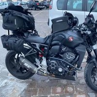 Motorcycle For Honda CB1000 Back Tail Bag Waterproof Dry Motor Saddle Pannier Backpack Large Capacity 48L With Air Valve