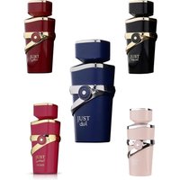Collection Perfumes de Fragrance World Just For You Azraq Anabi Aswad Wardi Lychee Eau de Parfum para Hombre y Mujer 100 ML