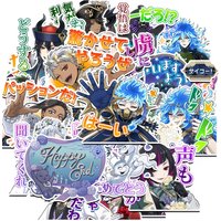 Twisted Wonderland Sticker Anime Personalized Fun Waterproof Sticker Cute Student Stationery Children School Supplies Decorative