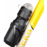 Universal 750ml Large Capacity Bicycle Water Bottle With Bike Bottle Cage Holder Set Lightweight Bike Bottle Bracket