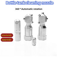 360 ° Automatic Rotating Stainless Steel Fan-shaped Spray Nozzle High Pressure Flushing Nozzle on The Inner Wall of The Tank