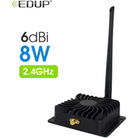 EDUP 8W WiFi Signal Booster 2.4GHz AB003 Power Amplifier Router Wireless Range Extender Remote Control Long Distance Booster