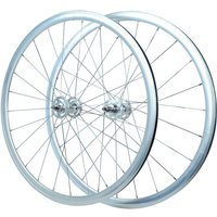 AliExpress NONE 700C Aluminum Alloy Fixed Gear Bicycle Wheelset Flip-Flop Rear Hub 71mm Large Flange hub Single Speed 100MM*120MM V/C Brake rim