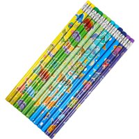 12pcs/24pcs/36pcs/48pcs little dinosaur element pencils with eraser tips HB drawing pencils, back-to-school stationery
