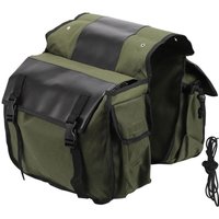 Large Capacity Double Pannier Bags Canvas Saddlebag Waterproof Bicycle Trunk Pack for Bike Accessories