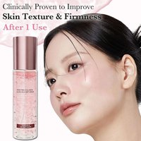100ml PDRN Pink Collagen Face Spray Glow Jelly Mist Serum Hydrating Facial Spray with Collagen Water Lightweight Moisturizing