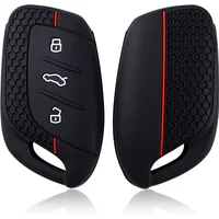 New 3 Buttons Silicone Car Key Cover Case Fob For MG 4 2023 Mg4 Ev MG HS GT ZS EV ZX MG5 MG6 for Roewe RX3 RX5 RX8 ERX5 I6 I5
