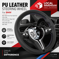 PU-Leder-Lenkrad, für BMW M3 F30 F15 F16 F20 F21 F25 F26 M5 F10 F11 F06 F07 F12 F13 F01 E90 E90 X5 E70 E87 E81