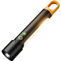 AliExpress NONE Portable Strong Light LED Flashlight COB Side Light Zoom Rechargeable Aluminum Alloy Torch with Hook Outdoor Camping and Cycling