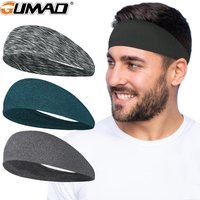 Fashion Sweatband Sport Headband Running Fitness Elastic Hairband Basketball Yoga Gym Tennis Head Band Hair Bandage Men Women