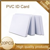 20X Waterproof plastic ID Card glossy White Blank inkjet printable PVC Card business card for Epson for Canon Inkjet printer