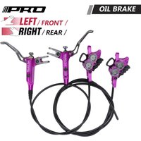 AliExpress IIIPRO Mtb Four Piston Hydraulic Disc Brake Set 800mm/1550mm Ultra-Light Cnc Split Mountain Bike Oil Pressure Brake Disc Brake
