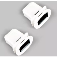 2PC White Rear Seat Cushion Seat Screw Fixing Clip Washer 4L0886373 Is Suitable For Audi Q7 A4 B8 A5 A6 Automotive Parts