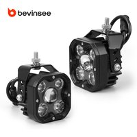 BEVINSEE LED Motorcycle Spotlights Auxiliary Lights 50W 3600LM for BMW R1250GS/R1300GS/F850GS for Yamaha Tenere 700, DC10-30V