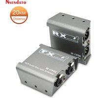 1/2 CH XLR Audio Fiber Optical Extender Over SC Fiber Optical up to 20km 2 Way XLR Balanced Audio Transmitter Receiver Extender