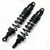 Une paire d'amortisseurs de moto à ressort, 305mm 320mm 330mm 340mm 350mm 360mm 8mm, réglage de la Suspension arrière pour Yamaha Honda Suzuki