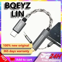 BQEYZ LIN Type C to 3.5mm 4.4mm HiFi Headphone Adapter 32bit 384KHz CX31993 Dongle Earphone Amp DAC Compatible with Type C Ports