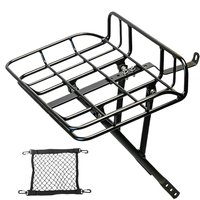 AliExpress NONE Quick Release Front Bike Basket Large Capacity Metal Cargo Basket for Road Mountain Cycling, Commuting Grocery Shopping Outdoor