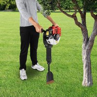 1900W Garden Tree Digger 52CC Petrol Tree Digger Shovel Root Cutting Transplant Garden Tool for Lawn Farm Tree Digging