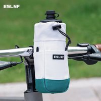 ESLNF Bike Holder Cycling Water Bottle Carrier Pouch Insulated Kettle Shoulder MTB Road Bicycle Handlebar Bag