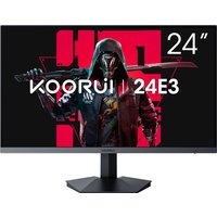 KOORUI 24E3 Gaming-Monitor 24" IPS-Panel, FHD 1920×1080, 165Hz Augenschutz-Bildschirm PC-Monitor für Home-Office HDMI 1.4, 3000:1 Kontrast, Adaptive-Sync HDMI 1.4,-5 ° bis 20 ° Neigbar, VESA 75 X