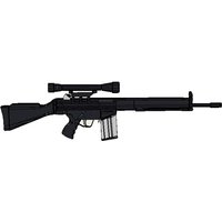 G3SG1 Sniper Rifle 1:1 3D Paper Model Toy